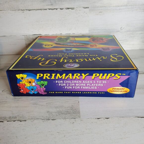 HTF Primary Pups Educational Curriculum Board Game Grades 1-3 MISSING 1 CARD - Picture 5 of 9